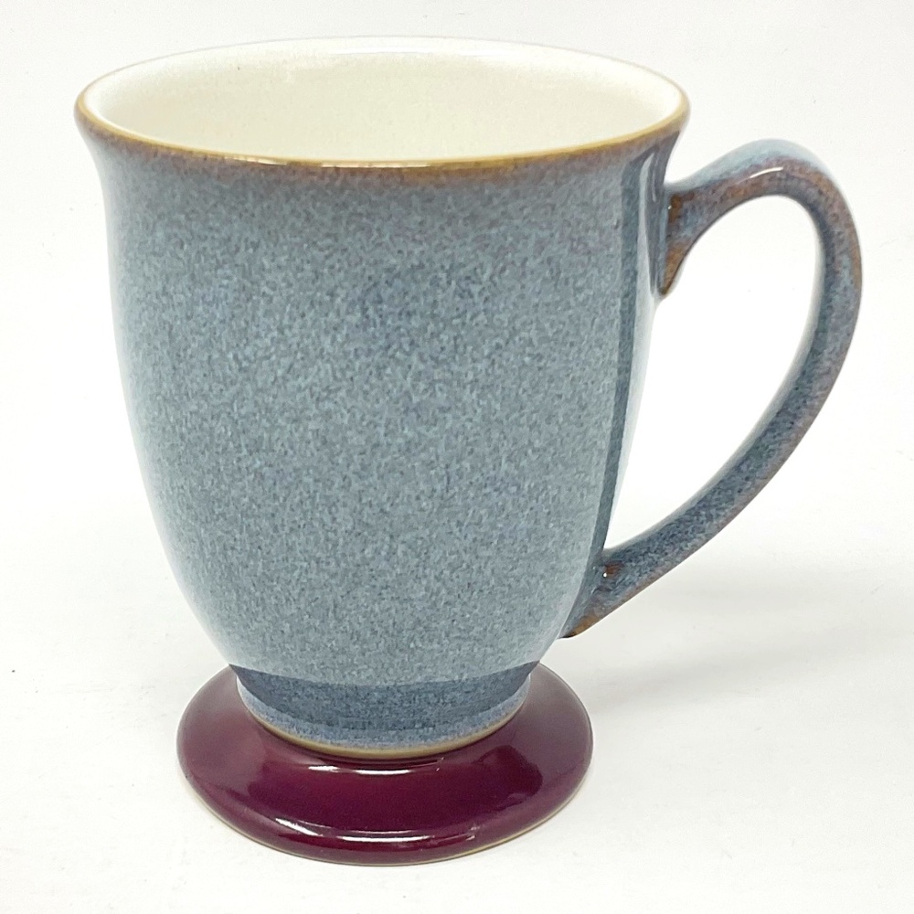 Denby Storm (retired) stoneware Footed Coffee Mug (2 available $25 EACH